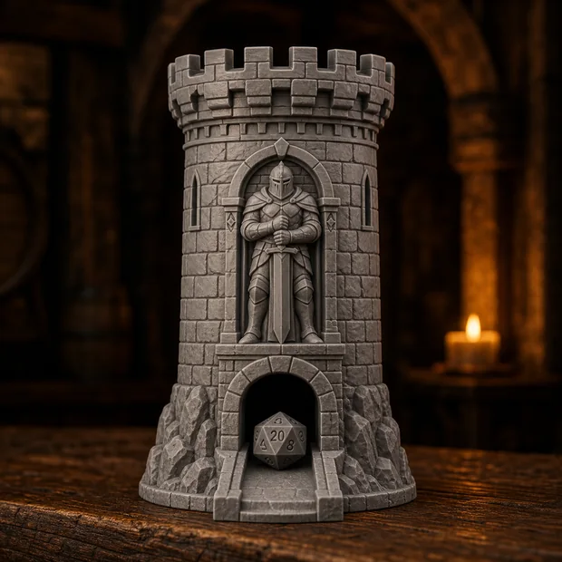 Torre de dados con forma de torre de guardia